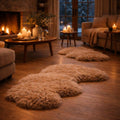 Double Sheepskins — Pair — Oyster — product and styling photograph