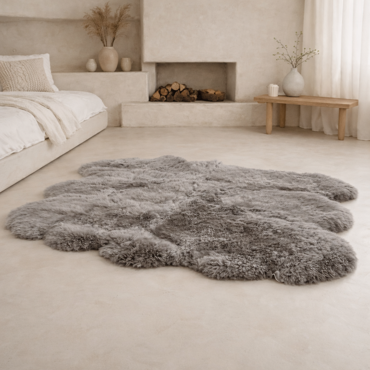 Sexto Vole Sheepskin — product and styling photograph