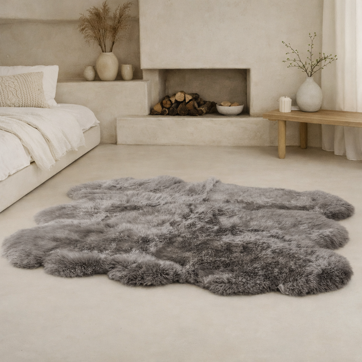 Sexto Vole Sheepskin — product and styling photograph