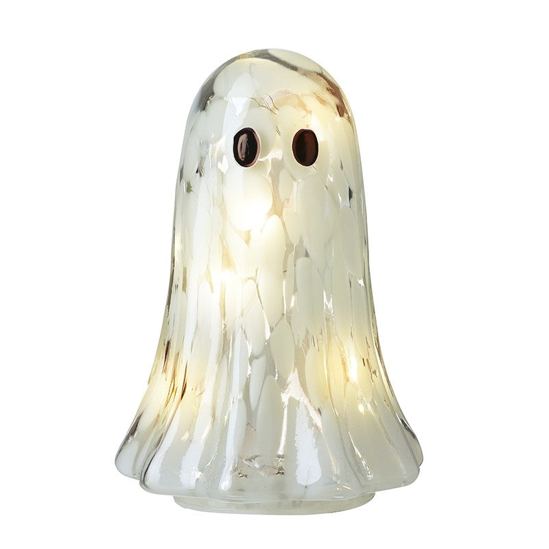 Marbled Glass Ghost Lights — Set of Twelve — Details — product and styling photograph